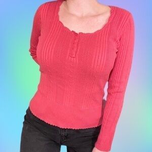 Pink Knit Sweater💗